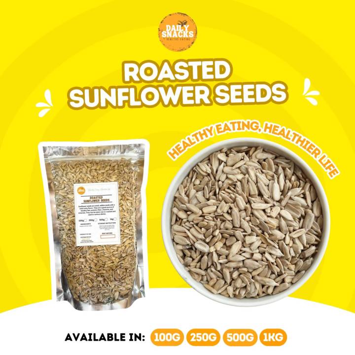 Daily Snacks Roasted Sunflower Seeds (China) in Ziplock Pouch Lazada PH