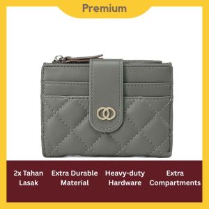 DROPASSIST 1639 Purse Soft Leather Mini Womens Card HolderHolders Zipper Slim Wallet Case Coin Dompet Perempuan