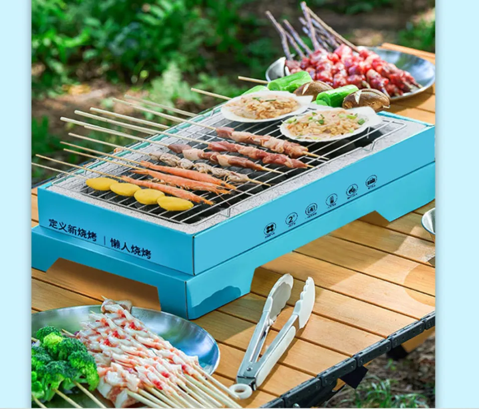 Portable Charcoal Grill Disposables And Portable Barbecue Grill
