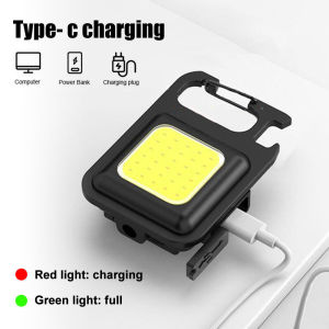 LED Display Type-C Fast Charge Zoomable Flashlight Super Bright Long Range Wide Flood Light Portable Outdoor Handheld