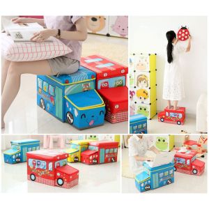 COD Toy Box Car Bus Storage Box Kotak Mainan Anak Souvenir Ulang Tahun Tempat Mainan Storage Bus Kado