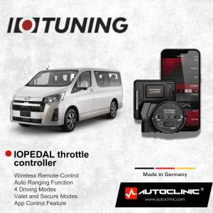 IOPedal Throttle Controller Toyota Hi-Ace 2019-Onwards Plug and play Made in Germany