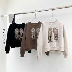 SHOES BASIC OVERSIZE SWEATER WANITA - CREWENCK SWEATER WANITA