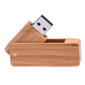 Free Custom Logo Pen Drive Square Wooden Memory Stick Creative Gift Laser Engraving USB 2.0 Flash Drive Rotatable Pendrive Maple Wood U Disk