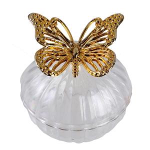 Wedding Ready Plastic Confectionery Tray 3D Butterfly Ornaments And Layered Compartments