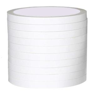 10Rolls 10Meter Strong Adhesive Double Sided Tape Multipurpose Heavy Duty Mounting Tape for Crafting Home Decoration