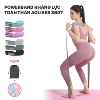 Dây Đa Năng Đàn Hồi Hỗ Trợ Tập Luyện Powerband 3607 | Dây Kháng Lực Tập Toàn Thân - AL3607