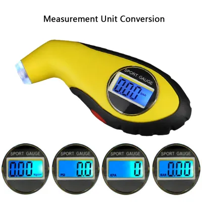 Digital LCD Tire Tyre Air Pressure Gauge Tester Tool For Motorcycle Auto Car Tire Pressure Gauge Tester with Monitor