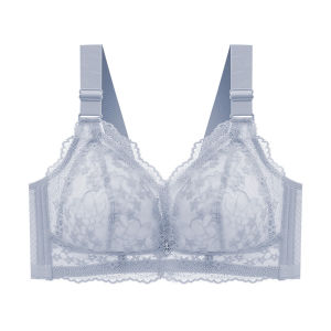 Big Breasts Look Small Push-Up Bra Womens Plus Size No Steel Ring Underwear Full Coverage Plus Size Breasts