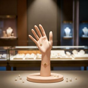 YVKEAY Multi-purpose Mannequin Hand Durable Realistic Jewelry Display Holder Fashion Accessory Portable Display Stand Showroom