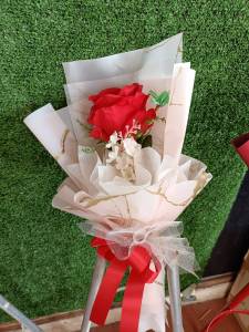 ช่อดอกไม้ประดิษฐ์ ขนาดสูง 40 ซม.