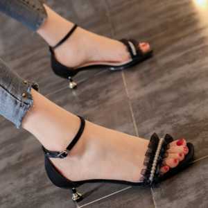 Qwertyzone - Jihan Heels Wanita 5 cm / Heels Pesta / Heels Mutiara / Heels Bigsize Wanita ARA 02