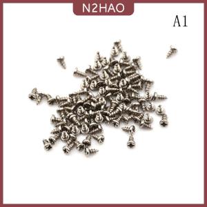 N2HAO 100 chiếc vít M2 đường kính ren đầu tròn có rãnh chữ thập vít tự khoan