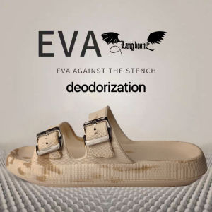 Splash ink style slippers ladies summer indoor and outdoor bathing non-slip platform soled household EVA sandals to wear outside