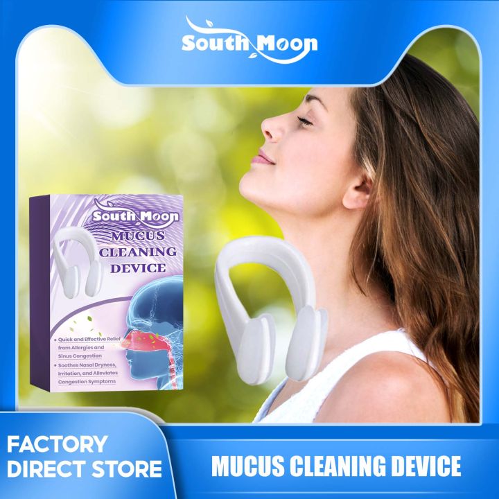 South Moon Mucus Cleaning Magnetic Anti Snoring Dilator Stop Snore Nose Clip Device Easy Breathe Improve Sleeping For Men/Women Smooth And Gentle Ventilation Daily Nasal Care Cleaner(1pcs)