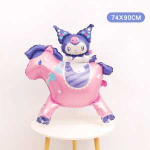 Cute Animal Walking Balloon with wheels - Unicorn Cat Pig Dinosaur Tiger | Party Decoration