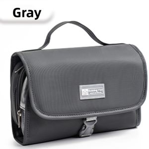 Detachable Waterproof Travel Makeup Organizer with Dry-Wet Compartments and Large Capacity