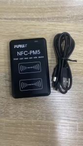 NFC RFID Reader Writer Dual-Frequency 125KHZ/13.56MHZ PM5 IC/ID Duplicator Card Copier with Decoding Function for Access Control