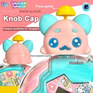 UTOPUS Lessapantchi Nắp núm PETG In 3D Nắp núm bảng điều khiển Phụ kiện trò chơi Trang trí DIY Bảo vệ núm vặn Cho Thiên đường Tamagotchi Đồ chơi trò chơi thú cưng điện tử