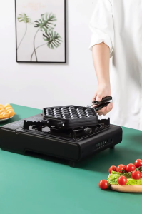 Không dính Đĩa đựng bánh eggettes sắt nhôm Máy làm bánh tổ ong Khuôn không dính tấm trứng thực tế bong bóng nướng bánh chảo