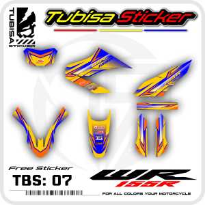 Striping Variasi Yamaha WR 155 - Stiker Striping Variasi Motor WR 155. TBS.07
