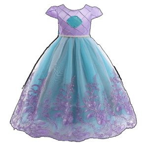 New Disney Ariel trang phục công chúa Trang Phục Nàng tiên cá nhỏ cho Cô gái giáng sinh Đầm đi tiệc tutu trẻ em món quà sinh nhật trang Phục Công Chúa Đầm hóa trang cô gái lễ hội năm mới Tiệc vũ hội