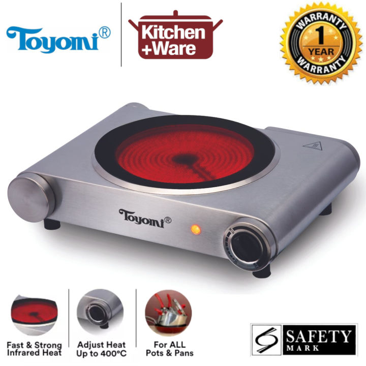 TOYOMI Simple Hob Infrared Ceramic Hot Plate 1 Year Local Warranty
