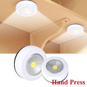 COB LED Under Cabinet Light with Adhesive Sticker Wireless Wall Lamp Wardrobe Cupboard Drawer Closet Bedroom Kitchen Night Light