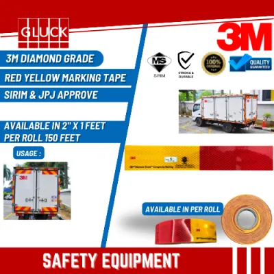 3M DIAMOND LORRY REFLECTIVE CONSPICUITY STICKER FOR LORRY JPJ SIRIM