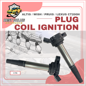 TOYOTA ALTIS 1.8 2.0 WISH 2009 LEXUS CT200H PRUIS CAR IGNITION COIL ENGINE CAR PLUG COIL 4 PIN COIL KERETA 90919-02258