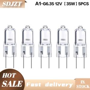 SDJZT 5pcs g6.35 12V Halogen đèn 20W 35W 50W bóng đèn LED bóng đèn sinh thái Halogen bóng đèn cho nồi ánh sáng đèn tín hiệu theo dõi viên nang