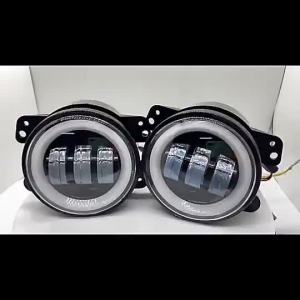 ไฟตัดหมอก Led 30W 4 นิ้ว (3.5 นิ้ว) สีเหลืองอําพัน สําหรับรถจี๊ป รถจักรยานยนต์ รถออฟโรด