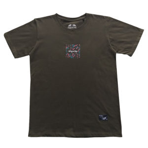 Anyway Kaos Pendek "Lines" Army  501