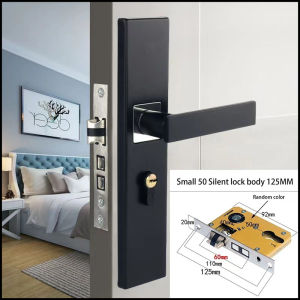 stainless steel locks Alloy Main Door Lock Set With Anti-theft Lock Core Silent Door knob Hardware