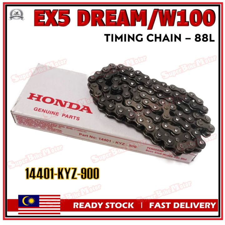Timing Chain Ex5 HONDA EX5 DREAM / W100 / FUTURE / W125i V1-V2 - 100% Original HONDA 88L ...