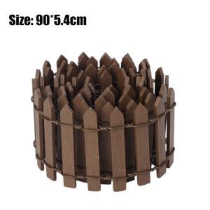 Miniature Wood Fence DIY Mini Landscape Fairy Garden Decor Figurines Small Decorative Gardening Handmade Crafts