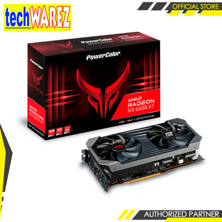 PowerColor RX 6600 XT Red Devil AMD Radeon Graphics Card 8GB GDDR6 ...