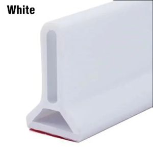 Shower Door Dam Water Stopper Collapsible Shower Threshold Water Barrier Waterproof Strip for Bathroom Kitchen (height 5.0cmLength 0.5/1.0/1.5/2.0/2.5)