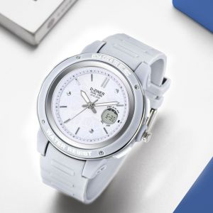 Jam Tangan Wanita Original Dziner 8311 Karet Rubber Mewah Fashion Cewek Kekinian Elegan Keren