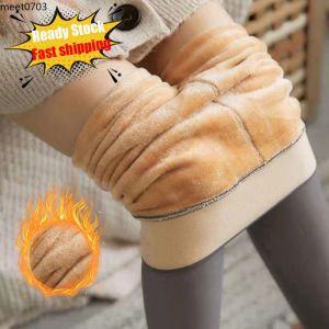 Women Thermal Leggings Plush Pantyhose Autumn Winter Women High Waist Tights Leggings Outwear Seamless Slim Warm Pants Thermal Stocking for women