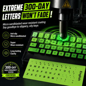 Luminous Dustproof Keyboard Sticker Dustproof Laptop Keyboard Sticker Skin Keypad Decal Notebook PC Computer Keyboard Accessories