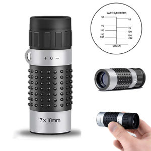Compact Golf Rangefinder Monocular - Portable Optical Distance Estimator Telescope with Focus Adjustment for Golf