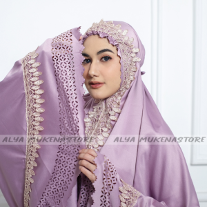 Mukena Dewasa Daily Lesty Laser Renda Premium