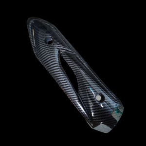 Black carbon Tutup tameng knalpot beat karbu