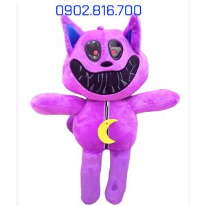 Đồ chơi Thú Nhồi Bông mềm Hình catnap Dogday Động Vật Hoạt Hình chú mèo đang cười Dễ Thương Cho Bé smiling critters