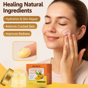 Turmeric Oil Control Conditioning Cream Soothes Moisturizes Brightens and Fights Dull Oily and Acne Prone Skin姜黄保湿面霜