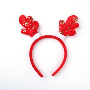 New Holiday Season Party Props Santa Hat Eyeglass Headband Christmas New Years Eve Accessories