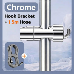 Shower Head Holder 18-25mm Gunmetal Anti-Rust Adjustable Bracket For Bathroom