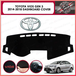 Dashboard Cover for Toyota Vios Gen 2003 - 2023 High Quality Non-slip Anti-UV Sun Protection Cover