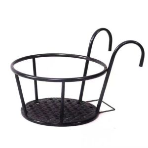 Hanging Small Vertical Flower Pot Holder for Indoor/Outdoor Gardening and Home Decor Pots Metal Planter